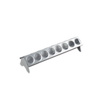 Mangiatoia Per Pulcini In Ferro 16 Fori 30 cm.