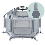 Box cani small con tappetino e copertura color antracite