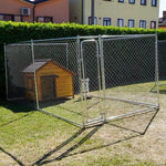 Box Per Cani Modello Lilli Recinto 3,96 X 2,28 Senza Copertura Con Porta Ciotole