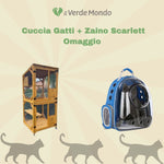 Minou Outdoor-Katzenhaus + Baffy Alleinfuttermittel für Katzen