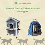 Silvestro Outdoor-Katzenhaus + Baffy Alleinfuttermittel für Katzen