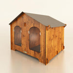 Cuccia Doppia per Cani Modello Lilli e Biagio Taglia S | In Laminato HPL