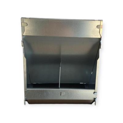 Mangiatoia Per Polli Pieghevole 2 Pezzi – Spiedino Per Verdure E Frutta Con Catena 43cm – Alimentatore Per Pollame, Anatre, Conigli