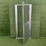 Pannello Modulare per Voliere Modulari | Porta Rete-Lamiera 90X195H 12,5X50 mm. Diam. 2,0 mm.