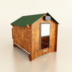 Pollaio per Galline Modello Marans XL Con Porta Anti Predatore | In Laminato Plastico