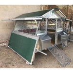 Pollaio Coibentato In Ferro Per 30 Galline Ovaiole Con Dispositivo Antipredatore