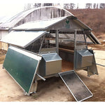 Schlüsselfertige Hühnerhaltung für 50 Tiere ohne Raubtierbekämpfung | Beratung, Ausrüstung und Hühner