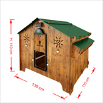 Pollaio per Galline Modello Moroseta Plus | In Laminato Plastico | Porta Crepuscolare Inclusa