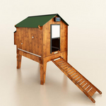 Pollaio rialzato per Galline Modello Marans XL | In Laminato Plastico