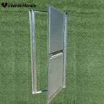 Pannello Modulare per Voliere | Porta tutta Lamiera 90X195H