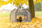 Box cani small con tappetino e copertura color antracite