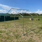 Modulares Geflügelgehege 2,7 x 3 m | Rahmen aus verzinktem Stahl