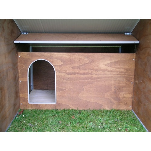 Box per cani con recinto e cuccia interna