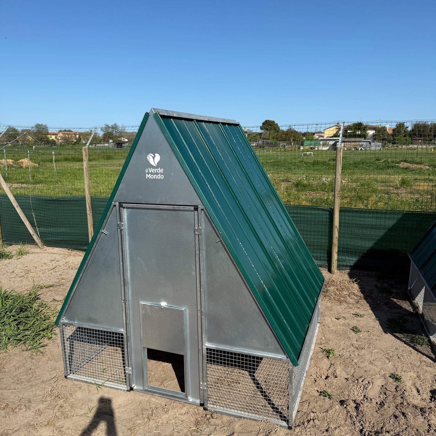 Pollaio in Ferro per 40 Galline Ovaiole
