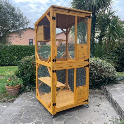 Minou Outdoor-Katzenhaus + Baffy Alleinfuttermittel für Katzen