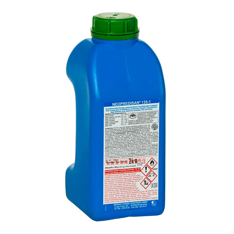 Neopredisan 2 Kg | Disinfettante professionale contro endoparassiti, virus, batteri e funghi