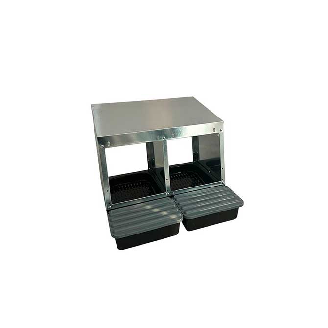 Nido per galline ovaiole – 2 cassetti