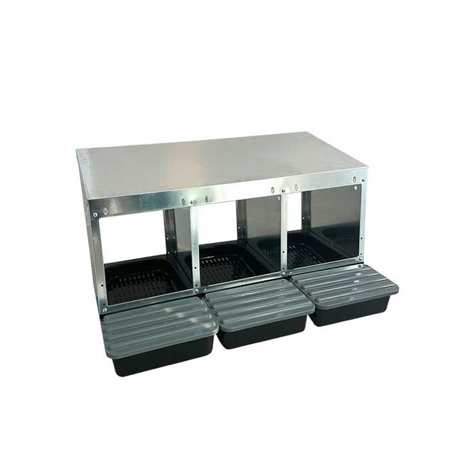 Nido per galline ovaiole – 3 cassetti