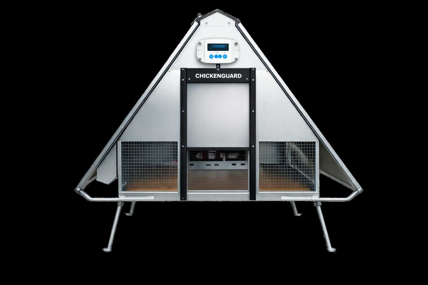 Pollaio Coibentato 16 Galline Tetto Apribile Con Dispositivo Antipredatore