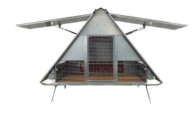 Pollaio Coibentato in Ferro 30 Galline tetto apribile