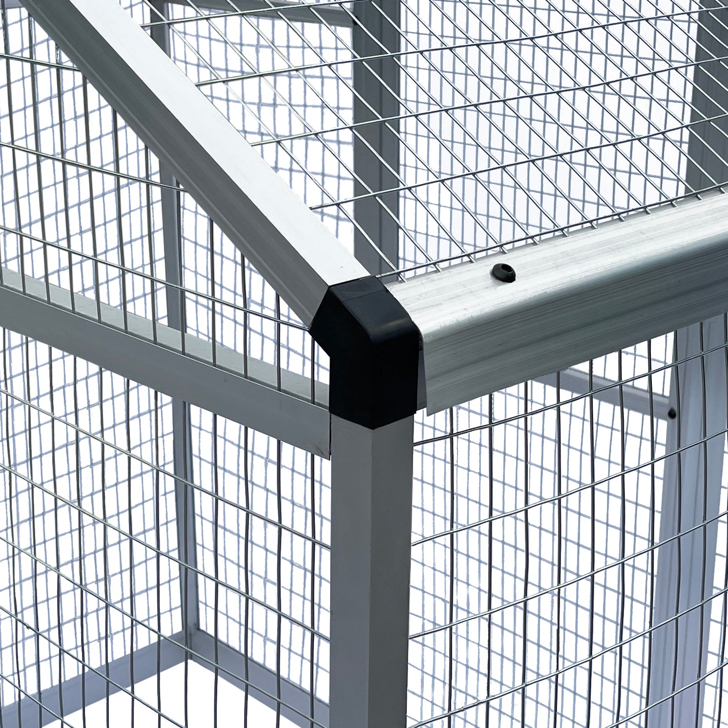 Recinto in alluminio | 1,82 x 1,78 x 1,95 h m