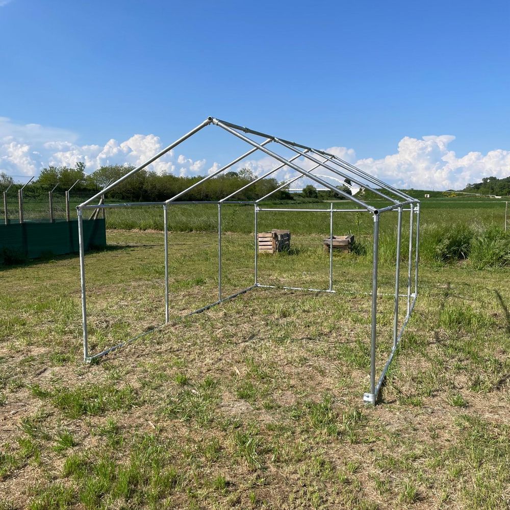 Recinto Avicolo Modulare 2,7x6 mt | Telaio in Acciaio Zincato