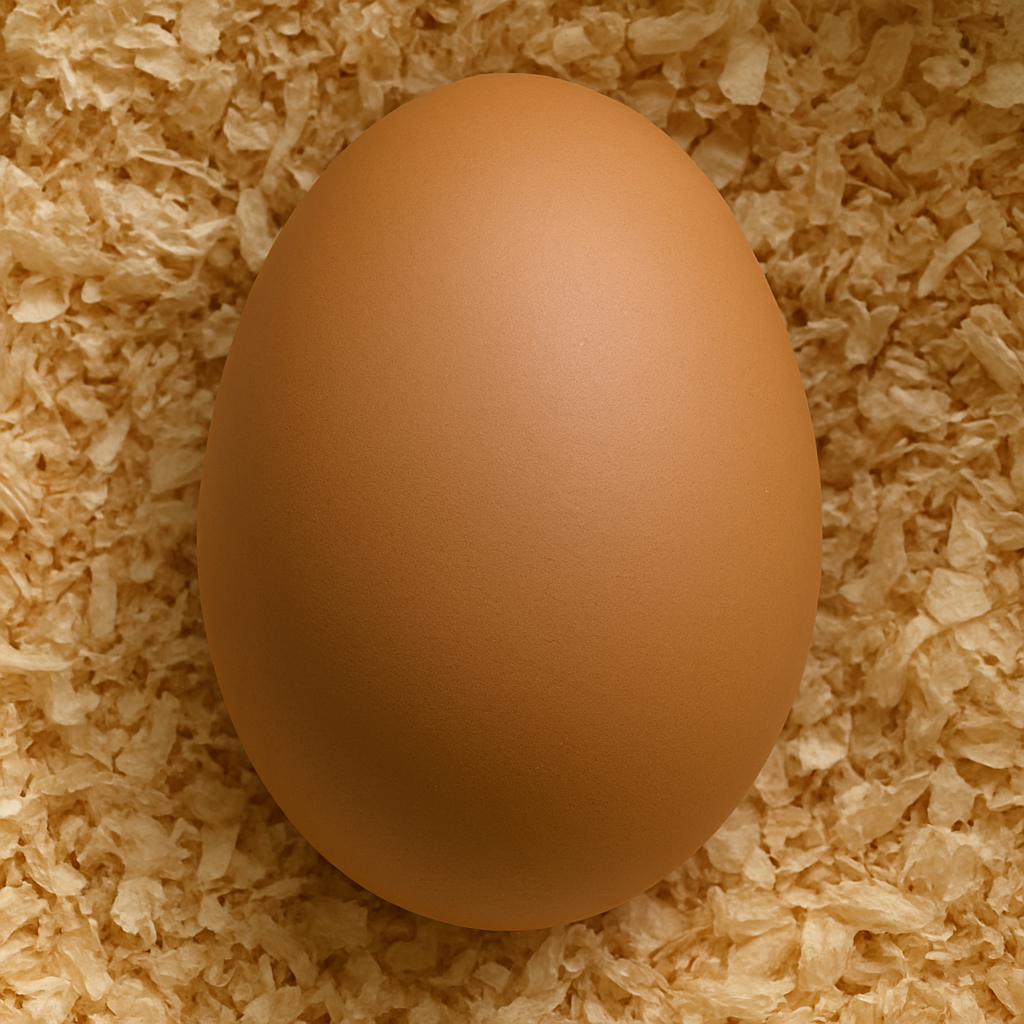 Uovo Finto Di Gallina - Anatra In Ceramica | Color Crema Grandi